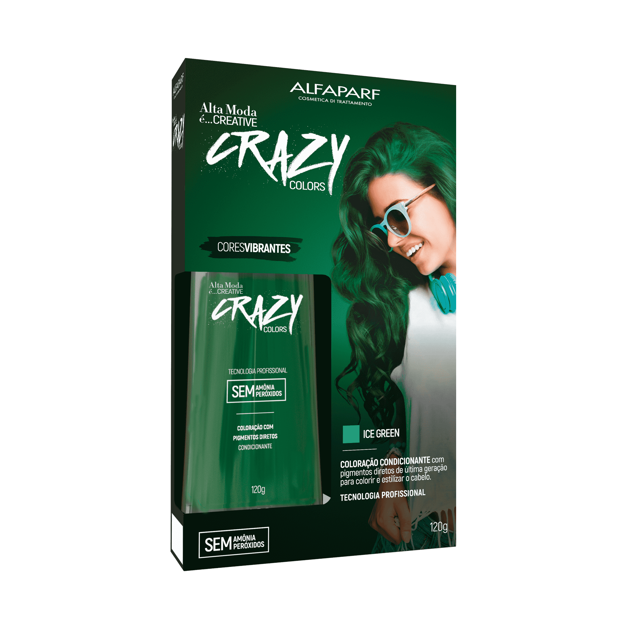 Creative Crazy Colors Ice Green Altamoda